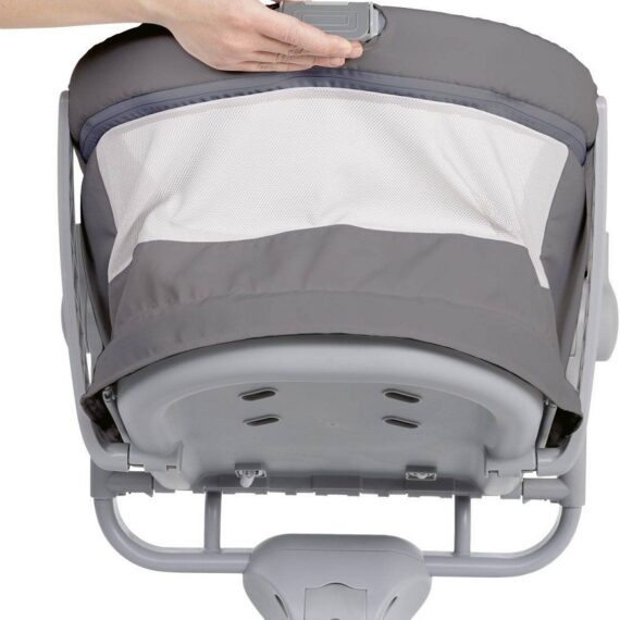 CHICCO Postieľka/lehátko/stolička Chicco Baby Hug Air 4v1 – Dark Grey