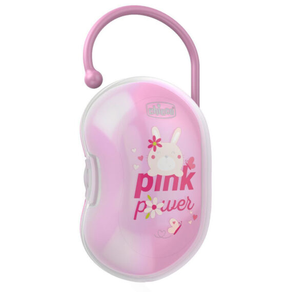 CHICCO Puzdro na cumlík Easy Box dvojité – dievča