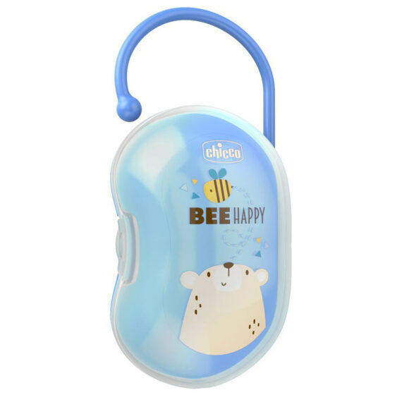CHICCO Puzdro na cumlík Easy Box dvojité – chlapec
