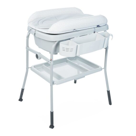 CHICCO Stolík prebaľovací s vaničkou Cuddle & Bubble – Dots