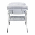 CHICCO Stolík prebaľovací s vaničkou Cuddle & Bubble – Grey Melange