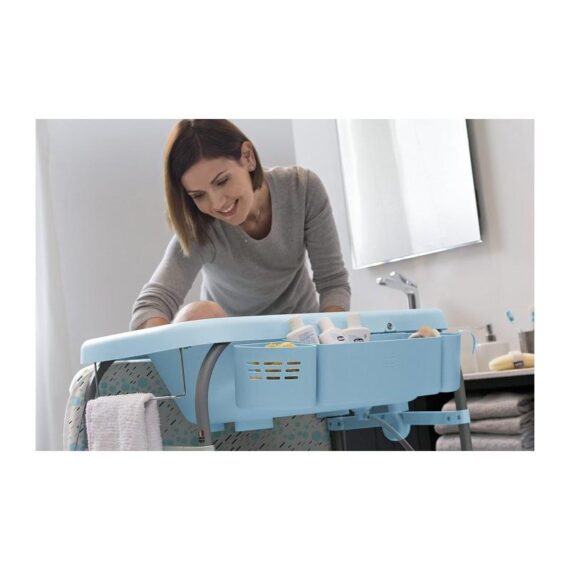 CHICCO Stolík prebaľovací s vaničkou Cuddle & Bubble – Ocean
