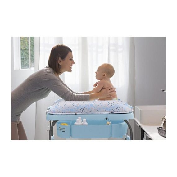CHICCO Stolík prebaľovací s vaničkou Cuddle & Bubble – Ocean