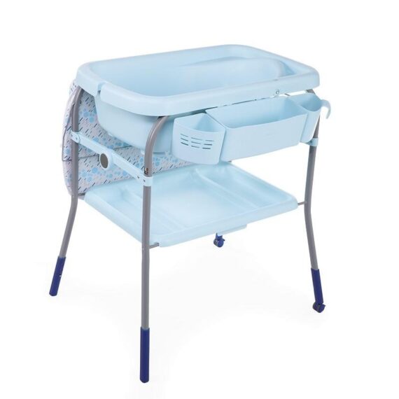CHICCO Stolík prebaľovací s vaničkou Cuddle & Bubble – Ocean