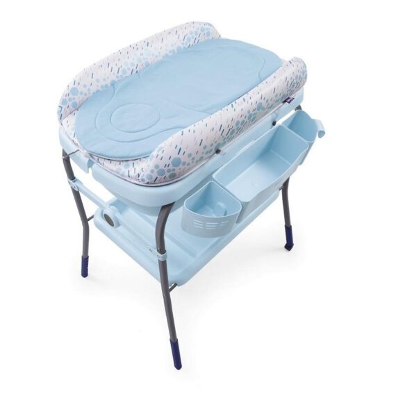CHICCO Stolík prebaľovací s vaničkou Cuddle & Bubble – Ocean