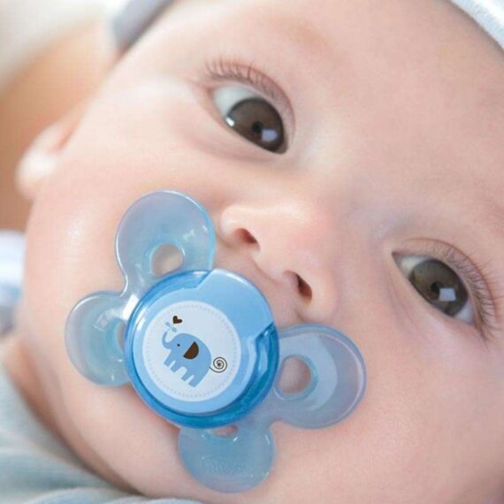 CHICCO Cumlík Physio Comfort silikónový 6-16m dievča – mačka/líška 2 ks
