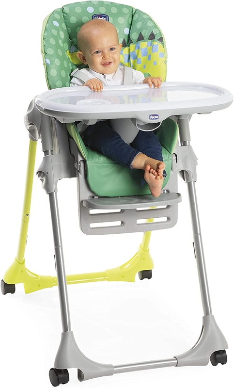 CHICCO Stolička jedálenská Polly Easy – Crocodile