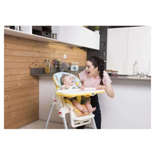 CHICCO Stolička jedálenská Polly Easy – Giraffe
