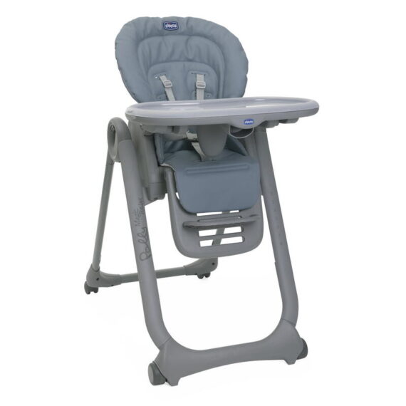 CHICCO Stolička jedálenská Polly Magic Relax – Cerulean