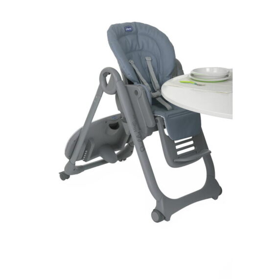 CHICCO Stolička jedálenská Polly Magic Relax – Cerulean