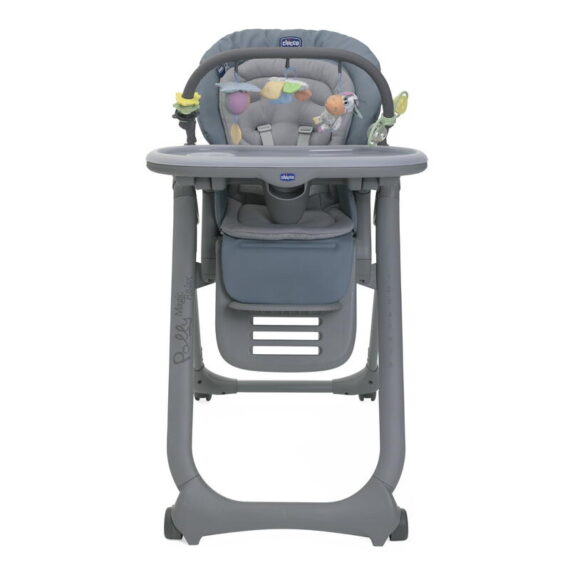 CHICCO Stolička jedálenská Polly Magic Relax – Cerulean