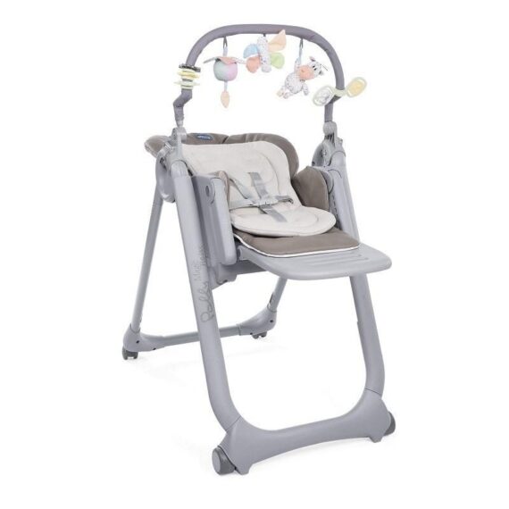 CHICCO Stolička jedálenská Polly Magic Relax – Cocoa