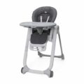 CHICCO Stolička jedálenská Polly Progres5 – Grey Melange