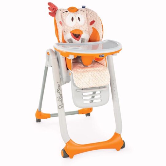 CHICCO Stolička jedálenská Polly2Start – Fancy Chicken