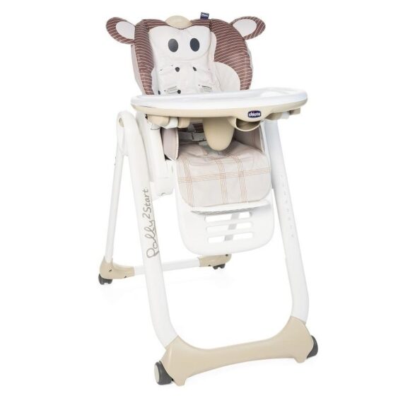 CHICCO Stolička jedálenská Polly2Start – Monkey