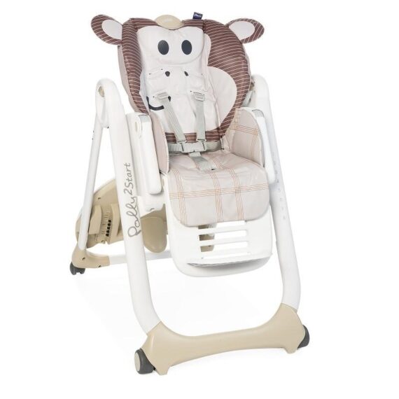 CHICCO Stolička jedálenská Polly2Start – Monkey