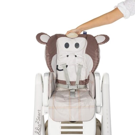CHICCO Stolička jedálenská Polly2Start – Monkey