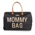 CHILDHOME Prebaľovacia taška Mommy Bag Black Gold