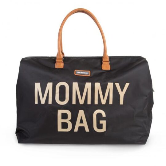 CHILDHOME Prebaľovacia taška Mommy Bag Black Gold