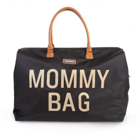 CHILDHOME Prebaľovacia taška Mommy Bag Black Gold
