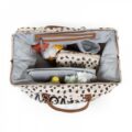CHILDHOME Prebaľovacia taška Mommy Bag Canvas Leopard