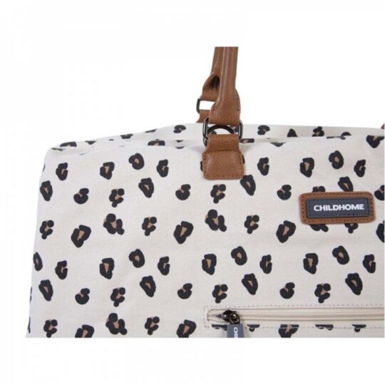 CHILDHOME Prebaľovacia taška Mommy Bag Canvas Leopard