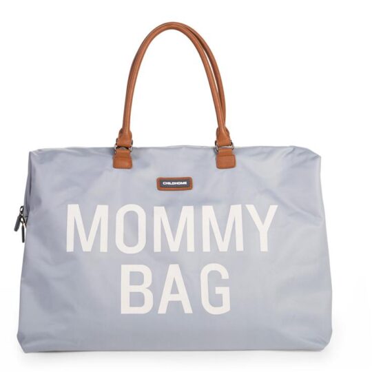CHILDHOME Prebaľovacia taška Mommy Bag Big Grey Off White