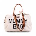 CHILDHOME Prebaľovacia taška Mommy Bag Teddy Off White