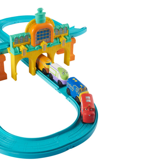 CHUGGINGTON Veselé vláčiky štartovná vláčkodráha Všetci na palubu