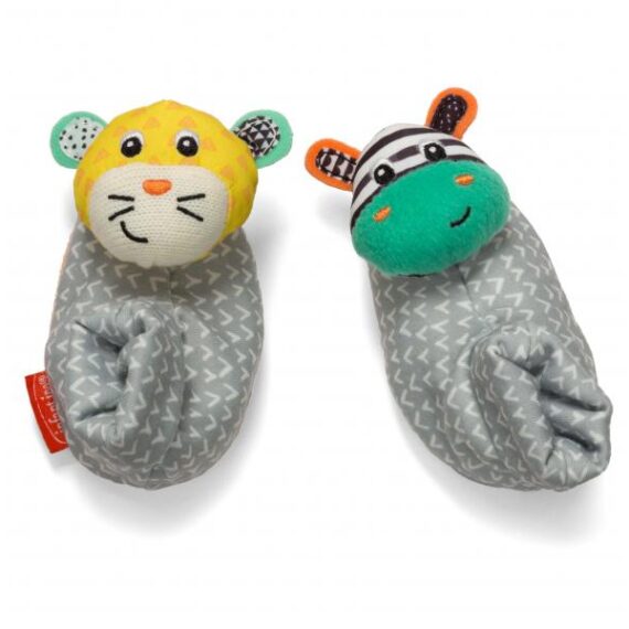 INFANTINO Hrkálky na nožičky Zebra & Tiger