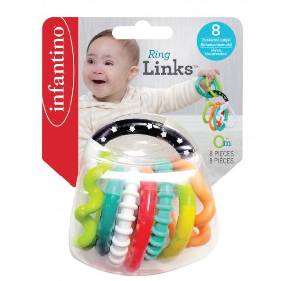 INFANTINO Hrkálka s krúžkami