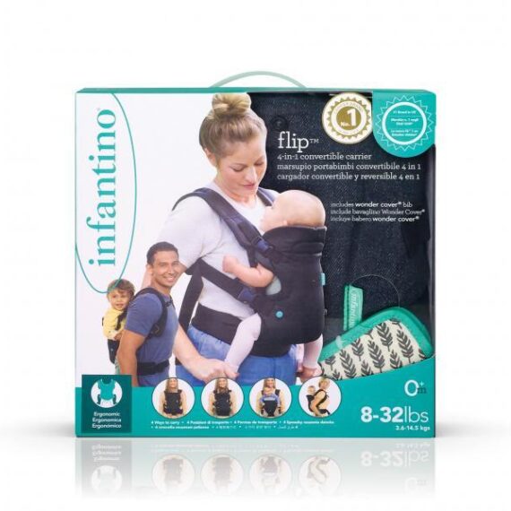 INFANTINO Nosič Flip Advanced 4v1 Black