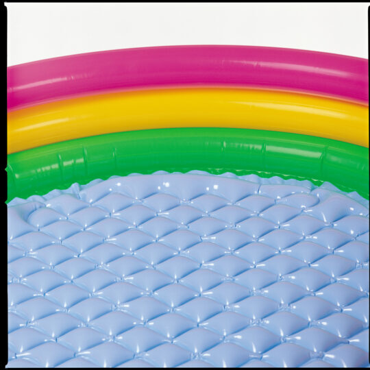INTEX Bazén nafukovacie dno dúhový 147×33 cm od 2 rokov