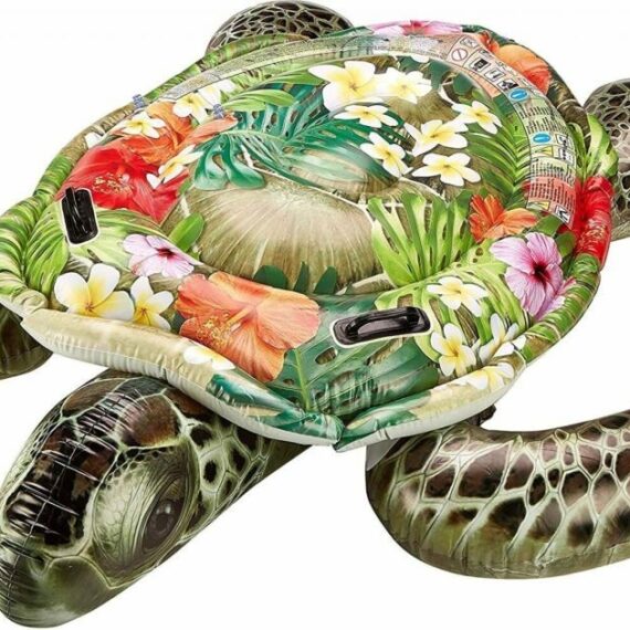 INTEX Lehátko Korytnačka kareta nafukovacia s úchytmi 191×170 cm