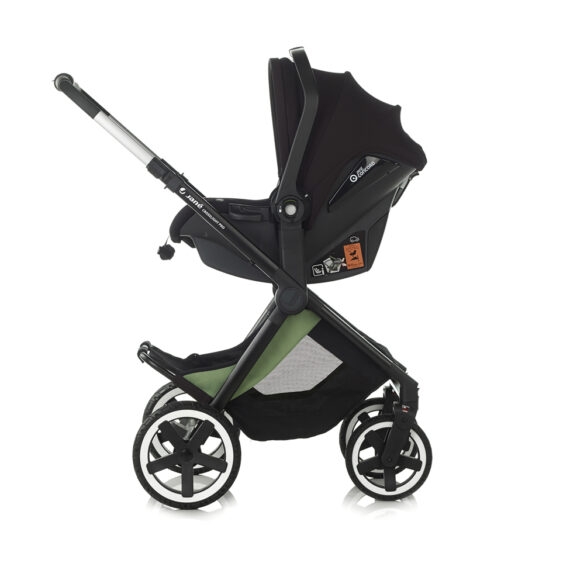 JANÉ Kočík kombinovaný 3v1 Crosslight Pro + Micro Pro 2 + Koos Isize autosedačka Dim Grey