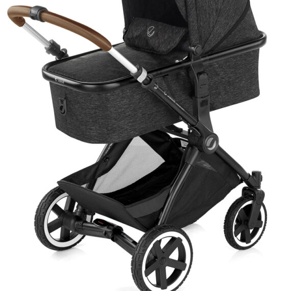 JANÉ Kočík kombinovaný Crosslight + korba Micro Pro + autosedačka Koos i-size Cold Black