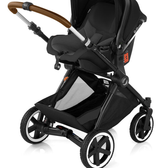 JANÉ Kočík kombinovaný Crosslight + korba Micro Pro + autosedačka Koos i-size Cold Black