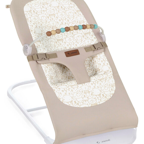 JANÉ Lehátko pohupujúce ergonomické Baluu, od 0+ do 9kg, Glitter