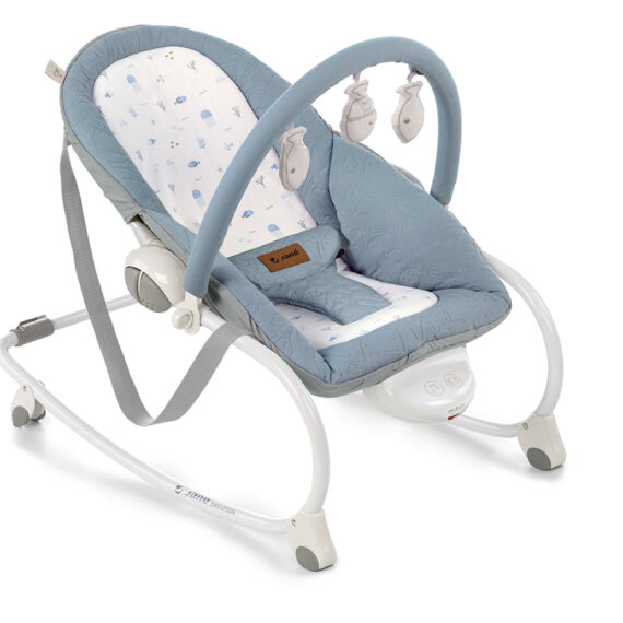JANÉ Lehátko vibrujúce Evolution, s melódiou, od 0+ do 36m, Lazuli Blue