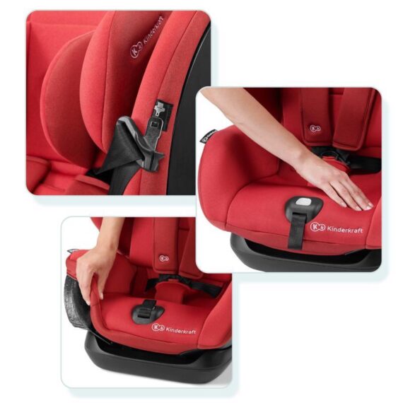 KINDERKRAFT Autosedačka MyWay Isofix Red 0-36 kg