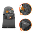 KINDERKRAFT Lehátko pohupujúce Mimi Pink, do 9kg