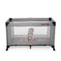KINDERKRAFT Postieľka cestovná Baby Tiger VIKI Grey
