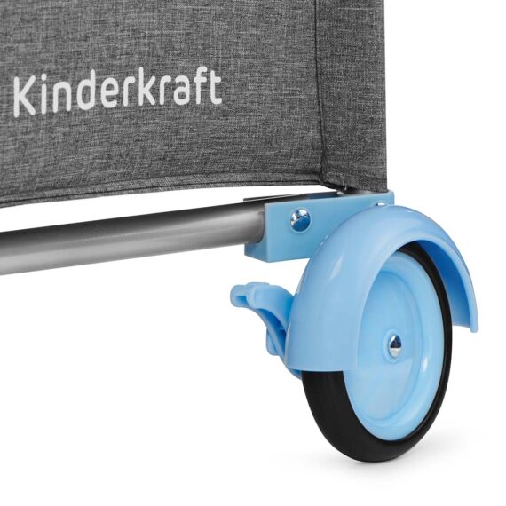 KINDERKRAFT Postieľka cestovná Joy Blue