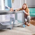 KINDERKRAFT Postieľka cestovná Joy Blue