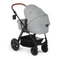 KINDERKRAFT SELECT Kočík kombinovaný Xmoov 3v1 Light Grey, Premium