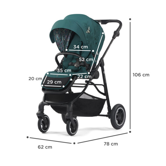 KINDERKRAFT SELECT Kočík športový All Road Nature Vibes, Premium