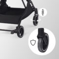 KINDERKRAFT SELECT Kočík športový Indy 2 Cozy Grey, Premium