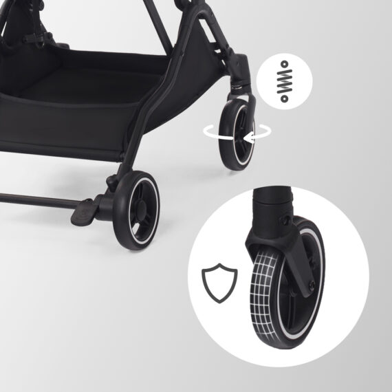 KINDERKRAFT SELECT Kočík športový Indy 2 Cozy Grey, Premium