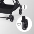 KINDERKRAFT SELECT Kočík športový Indy 2 Dhalia Pink, Premium