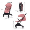 KINDERKRAFT SELECT Kočík športový Indy 2 Dhalia Pink, Premium